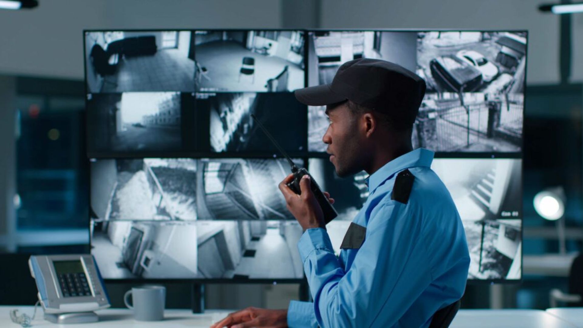 Gallery security service banner